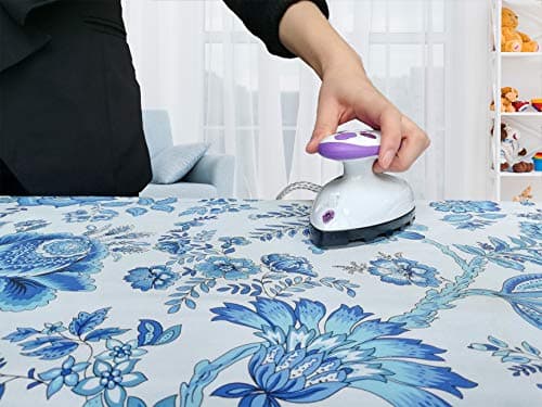 ANSIO Travel Iron Quilting Mini Steam Generator Craft Iron - Purple/White — view 6