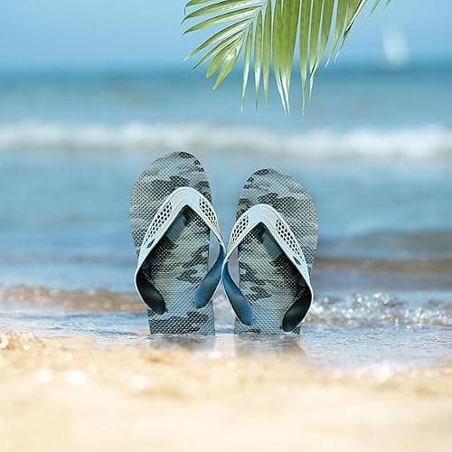LEDSone Unisex Flip Flops for Men & Women Lightweight Non-Slip Waterproof Rubber Beach Sandals Quick Dry Summer travel, Pool Shower Holiday Slippers — view 4