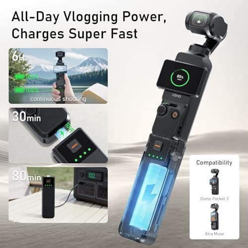 Founist Osmo Pocket 4 Battery Handle for DJI Osmo Pocket 4 Accessories — view 2