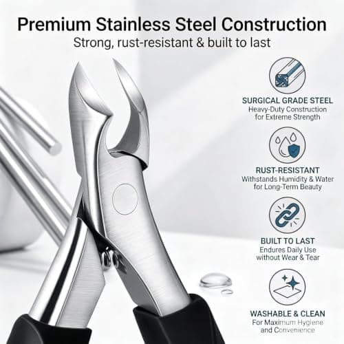 Orelex Toenail Clippers, Nail Clipper for Thick Nails, Ingrown Toenail Kit — view 2