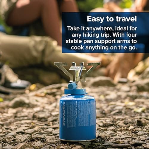 Campingaz Bleuet Connect Camping Stove | With Easy Clic Connection and Dual Lock Function | Lightweight 1-Burner Gas Stove | Single Burner | High Power 1250 W | For Camping, Festivals and Hiking — view 5