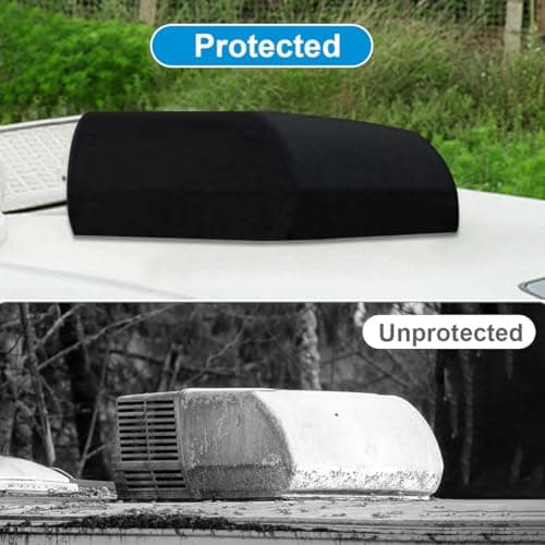 MQLD RV Air Conditioner Cover Camper Trailer AC Unit Cover for Roof top a/c — view 6