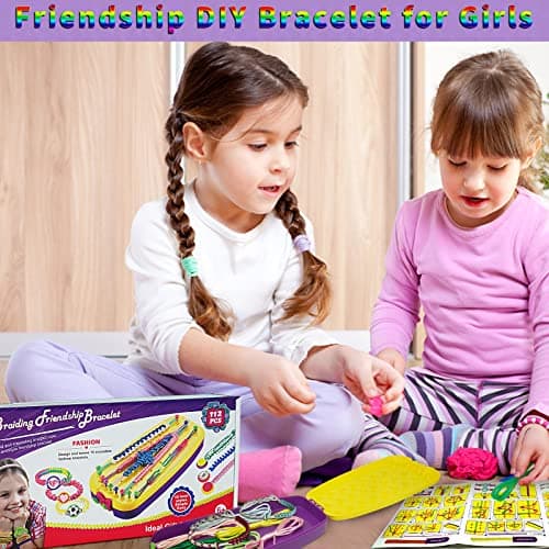 Friendship Bracelet Making Kit, Arts and Crafts Toys Kids DIY Creative String Bracelet, Craft Kits for Girl Boy Age 6 7 8 9 10 11 12 Year Old, Christmas Birthday Party Gifts Travel Activity Set — view 6