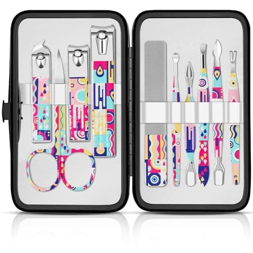 Uliya Manicure Set Nail Clipper Kit Professional Pedicure Tools (Bohemia)