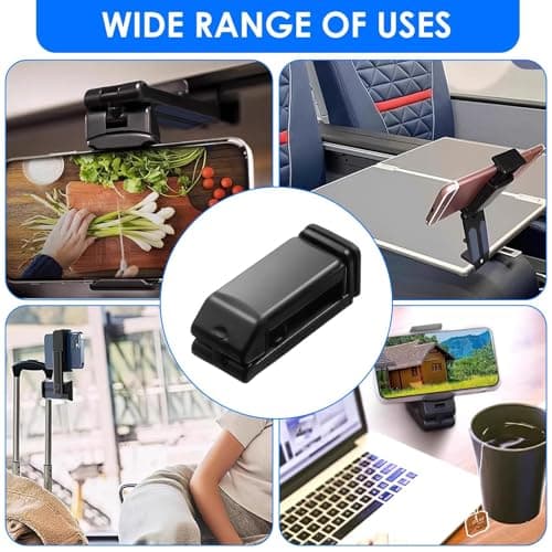 Airplane Phone Holder 360° Rotatable Universal Adjustable Desk Stand — view 6