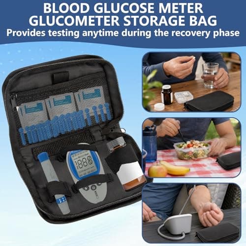 Portable Diabetes Bag for Travel with Mesh Pockets (15.5 x 11.5 cm) — view 5
