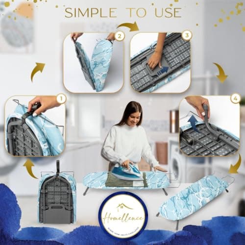 Homellence Table Top Ironing Board UK 2026 - Small Folding Ironing Board — view 6