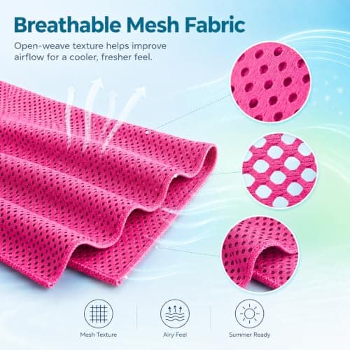 ILOVMUP 3PCS Quick Drying and Cooling Towels, Breathable Fibre for Sports — view 3