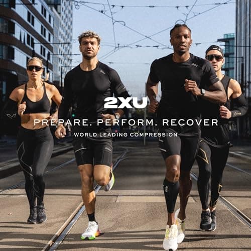 2XU Unisex Vectr Light Cushion No Show Socks, Vibrant Blue/Grey, S UK — view 2