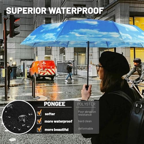 SY COMPACT Travel Umbrella Windproof Automatic Unbreakable UV Protection — view 6