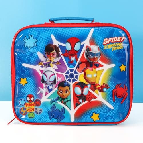 Stor Spidey and His Amazing Friends Insulated Lunch Box Bag for Boys and Girls, Perfect Size for Packing Hot or Cold Snacks for School and Travel, BPA Free — view 6
