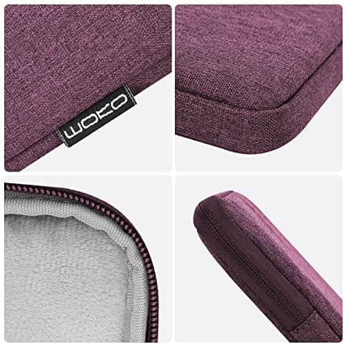 MoKo 9-11 Inch Tablet Sleeve Bag Carrying Case for iPad Air M3, Pro 11 M4, Air 5/4/3, 10/9/8th Gen, Tab S8/S9 11", Purple — view 6