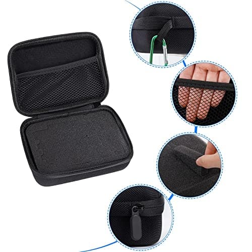 QIMEI-Shop Carrying Case Travel Protective Case Compatible with GoPro Hero 12/11/10/9/8/7/6/5 Osmo Action Camera and Accessories Black Modern — view 5