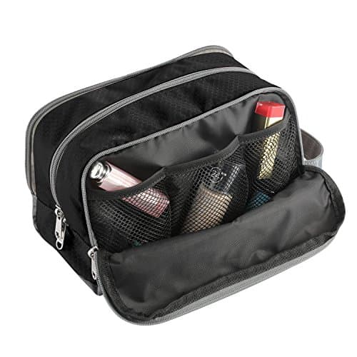Gonex Men's Toiletry Bag, Water-Resistant Nylon Travel Wash Shower Bag — view 6