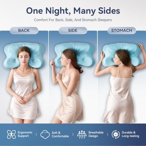 ANYNEST Neck Pillow,Memory Foam Pillows for Neck and Shoulder Pain — view 5