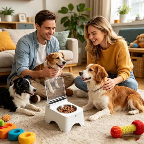 Smart Pet Feeder with Lid – Sensor-Activated Automatic Cat Food Bowl — view 6