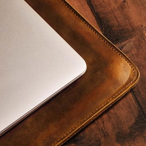 Genuine Leather MacBook Pro MacBook Air Sleeve 13 14 15 16 inch/Apple M1 M2 M3 M4 M5 Pro Max Neo 2026 Sleeve Protector Notebook Laptops & Tablets Cover/HP Dell Lenovo Asus Samsung LG Microsoft — view 6
