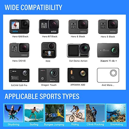 YUSHIHU 58-In-1 Action Camera Accessory Kit — view 6