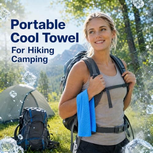 Boyfield Cooling Towel 4 Pack, Microfibre Ice Towel for Gym Travel Neck — view 6