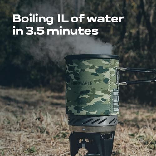 Fire-Maple X1 Backpacking and Camping Stove Gas System (Camo) — view 5