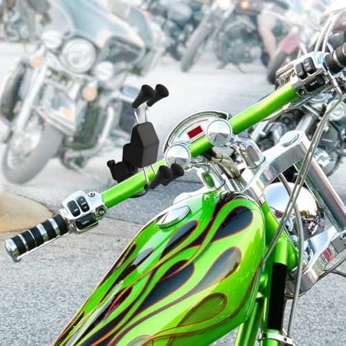 Homoyoyo 4 pack Motorcycle Phone Mount Cap Replacement Rubber Cap for Phone Holder Bracket with Anti-Slip Design Protective End for Secure Device Support — view 4