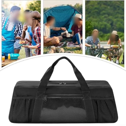 Stainless Steel Grill Tool Organizer 20cm Double Mesh — view 4