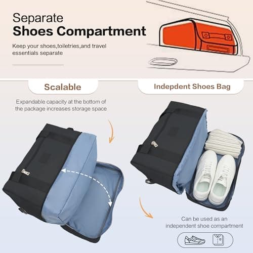 for Ryanair Cabin Bags 40x30x20 Underseat 24L Hand Luggage Bag — view 4