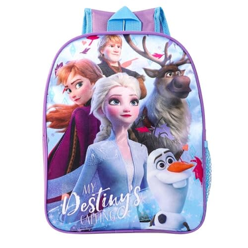 Disney Frozen Kids Backpack – Lightweight School Bag with Water Bottle Pocket for Girls, Preschool Rucksack, Officially Licensed, Ideal for Back-to-School, Travel or Casual Everyday Use — view 2