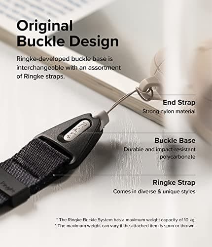 Ringke Phone, Camera Adjustable Wrist Strap, Hand Strap (Camo Black) — view 5