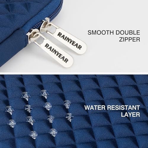 RAINYEAR Laptop Sleeve for 14" Notebook Computer Chromebook Protective Case — view 4