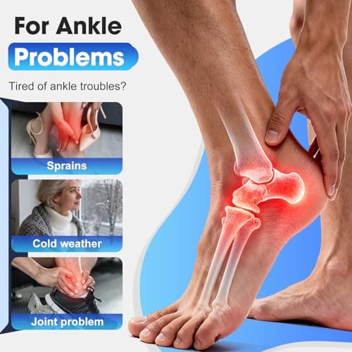 Heated Ankle Massager with Heat Vibration, Cordless Rechargeable Ankle Wrap — view 2