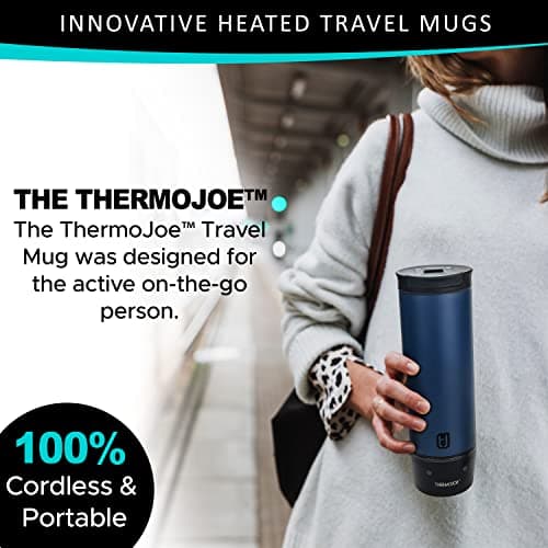 ThermoJoe 16 Oz. Rechargeable Heated Smart Travel Mug for Coffee and Tea with Temperature Control — view 3