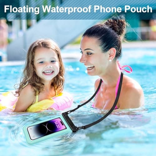 MR.LUYU Floating Waterproof Phone Pouch, IPX8 Dry Bag Case Up to 6.7" — view 2