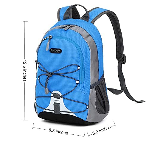Bseash 10L Small Hiking Backpack for Kids Ages 3-6 Girls Boys Under 4 feet, Mini Waterproof Outdoor Sport Travel Camping Daypack (Blue) — view 2