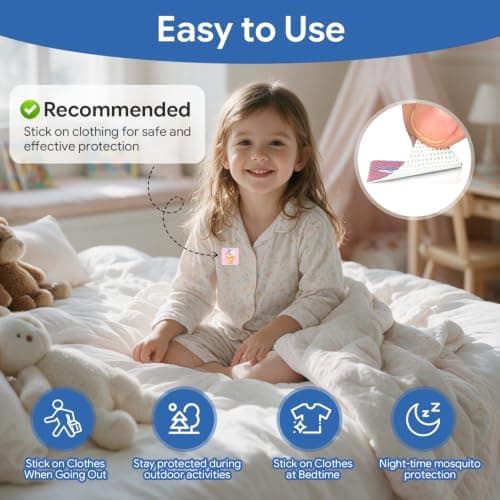 360 Pack Mosquito Repellent Stickers, Insect Repellent Patches for Kids & Adults, Natural Bug Repellent Stickers for Camping, Hiking, Travel & Outdoor Protection — view 6