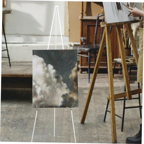 Aluminium Alloy Sketch Display Easel Stand for Beginners Teens White — view 6