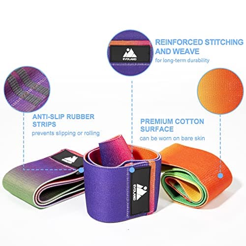 EVOLAND Resistance Bands Set, Exercise Bands for Men and Women — view 3