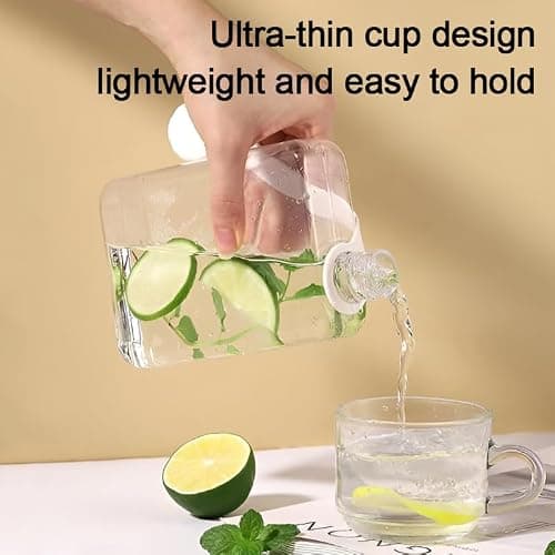 IDIDG Flat Water Bottle Travel Flask Portable 8.2 oz BPA Free Tritan Square Small Water Bottles Leakproof Slim Water Bottle for Purse Travel Pocket Sports Fitness (Green, 8.2 OZ) — view 6