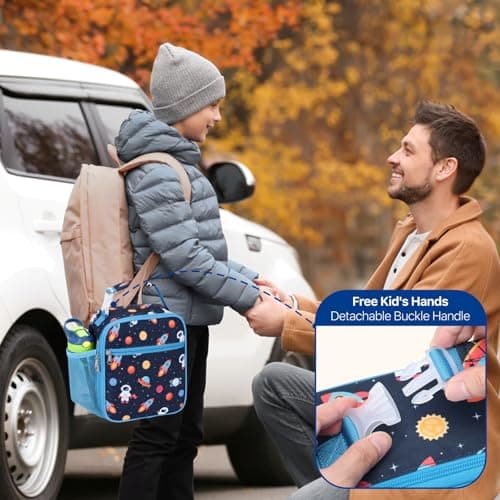 Bagseri Kids Lunch Bag for Boys- Insulated Kids Lunch Box for School — view 4