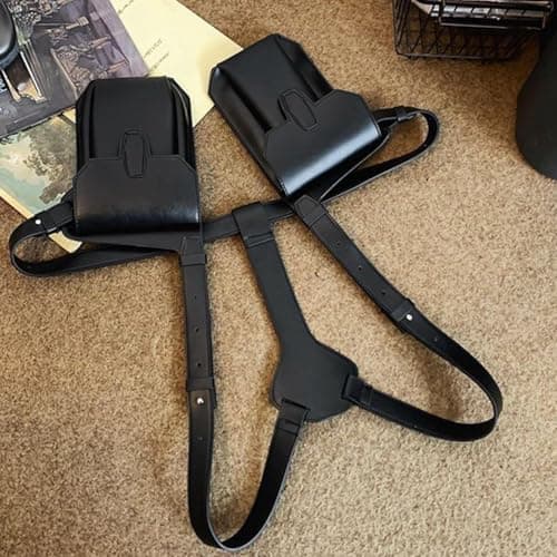 Tktouci Armpit Bag - Men Underarm Vest Bag Anti Theft - Wearable Phone Pouch Adjustable Strap for Small Change Keys Earphones Sunglasses Travel Commuting — view 3