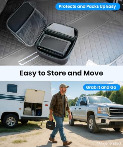 AUTO-VOX Solar Wireless Reversing Camera Kit: 1-Min DIY Install, 5" 1080P — view 6
