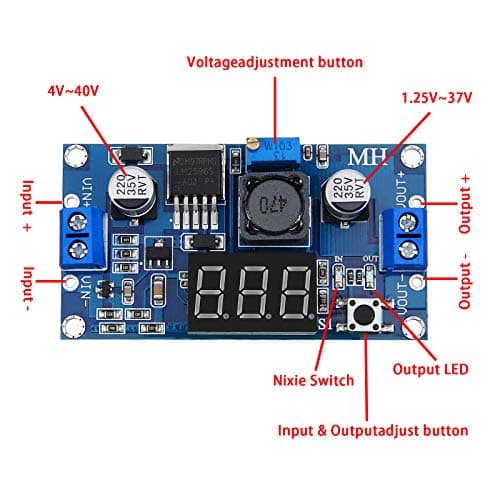 DC-DC Buck Converter Modules LM2596S Adjustable Voltage Regulator, 2 Pcs — view 3