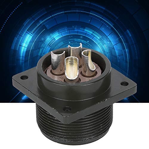 Aviation Socket 4 Pin, Industrial Grade Alloy Equipment Plug, 2.2KW 5.5KW Power Military Standard Connector for Motors and Hardware Tools, High Temperature with Wear Proo — view 2