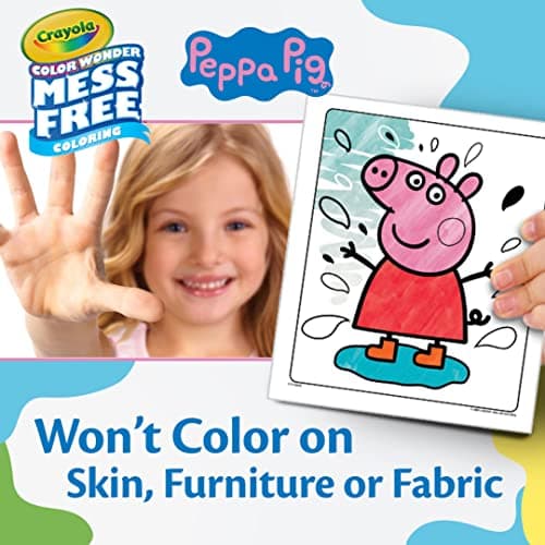 CRAYOLA Peppa Pig Color Wonder Activity Set, Mess Free Peppa Pig Coloring Pages for Toddlers, Travel Activity, Toddler Gifts, Ages 3+ — view 5