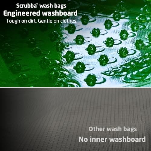 Scrubba MINI Wash Bag – Ultra-Compact Portable Washing Machine – Pocket-Size Clothes Washer for Travel, Camping & Hiking – Dry Bag & Laundry Essentials – Use with Detergent or Hand Soap – 70g — view 5