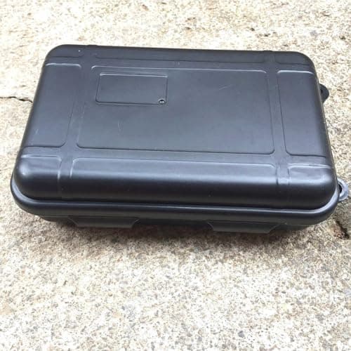 Outdoor Survival Box Container Sealed Box Waterproof XL (Black) — view 3
