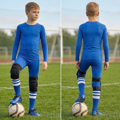 Valcatch Kids Boys Thermal Base Layer Set Football Skins Blue, 8-9 Years — view 3
