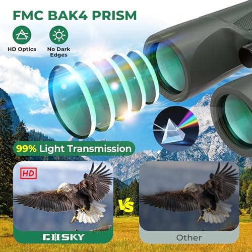 Gosky 10X42 Binoculars for Adults High Powered With Phone Adapter & Tripod — view 3