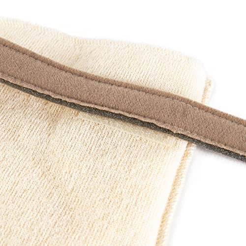 Kozee Komforts Thermal Fleece Bed Socks - Natural Fleece Material, Adjustable Hook and Loop Fastening, Soft and Gentle for Sensitive Feet - Mens/Gents Size 7-11 — view 2