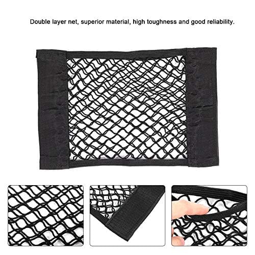 Omquot Universal Black Elastic Luggage Net Organiser for Car Boot Storage Bag, High Strength and Flexible, for Overland Travel, Suitable for Most Vehicles, 15.0 X — view 6
